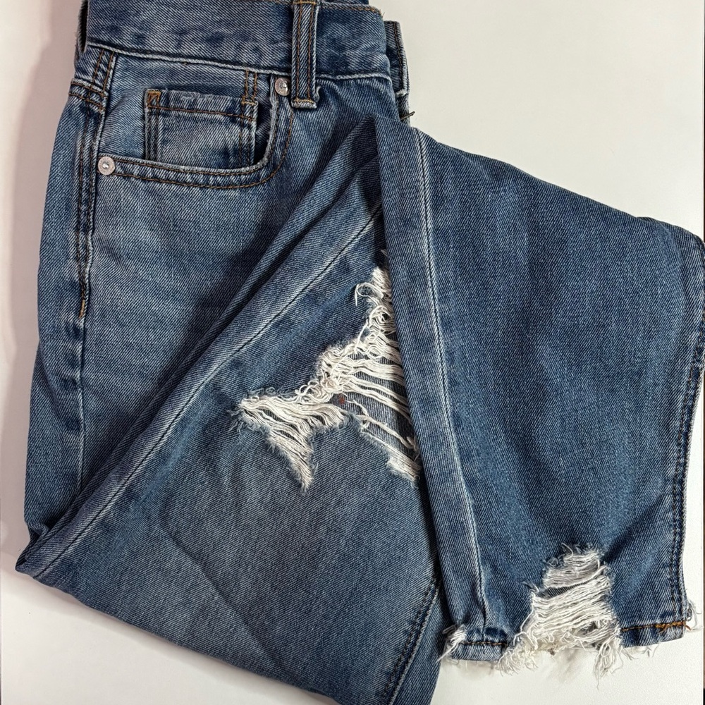 Distressed Blue Women's Jeans